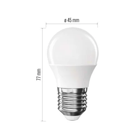 Lampadina LED Sfera E27 6.5W (60W) 6500K 806lm Luce Fredda | Emos ZQ6E44