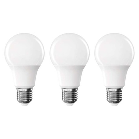 Set 3 Lampadine LED A60 E27 9.4W (60W) 806lm 3000K Luce Calda | EMOS ZL5F42.3