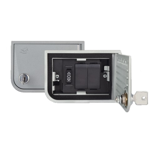 Telaio porta apparecchi blindato Blindo 3in per serrande Zippo 20060 con doppio pulsante saliscendi.
