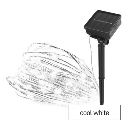 Catena luminosa NANO LED solare da 12 metri con 120 LED bianchi freddi, ideale per interni ed esterni | Emos D3ZC01 Catena luminosa NANO LED solare da 12 metri con 120 LED bianchi freddi, ideale per interni ed esterni | Emos D3ZC01