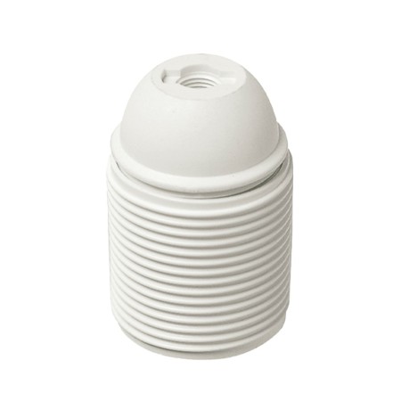 Portalampada Filettato in Resina E27 Bianco FAI 0192/TPL Portalampada Filettato in Resina E27 Bianco FAI 0192/TPL