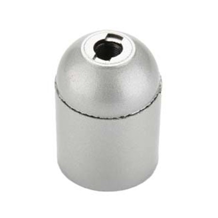 Portalampada in Resina E27 Liscio Argento FAI 0165/ARG Portalampada in Resina E27 Liscio Argento FAI 0165/ARG