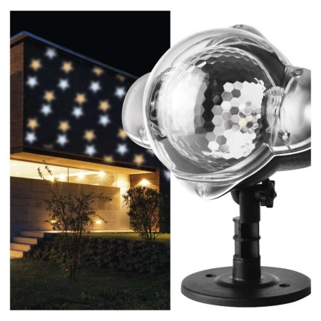 Proiettore LED EMOS DCPN01 decorativo a forma di stelle, luce bianca calda e fredda, per interni ed esterni Proiettore LED EMOS DCPN01 decorativo a forma di stelle, luce bianca calda e fredda, per interni ed esterni