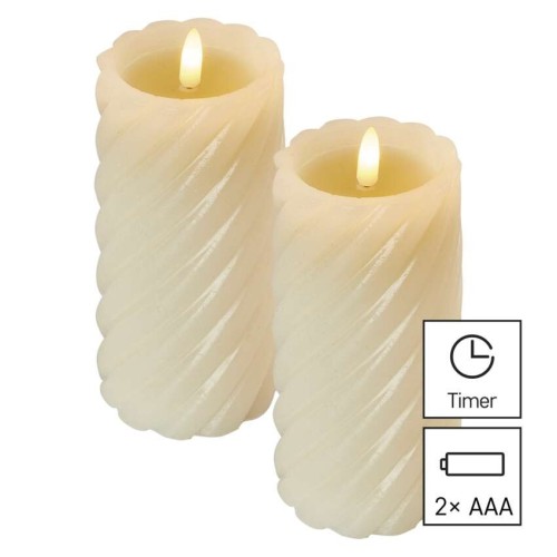 Candele in Vera Cera con Luce LED... Candele in Vera Cera con Luce LED...