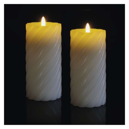 Candele in Vera Cera con Luce LED Calda e Timer | Emos DCCV17