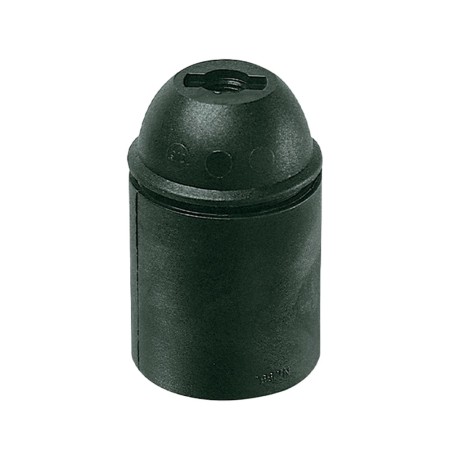 Portalampada E27 Nero in Termoplastica con Foro Filettato 10x1 | FAI 0165/N/TP Portalampada E27 Nero in Termoplastica con Foro Filettato 10x1 | FAI 0165/N/TP