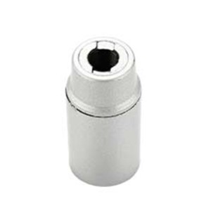 Portalampada in Resina E14 Liscio Argento FAI 0166/ARG