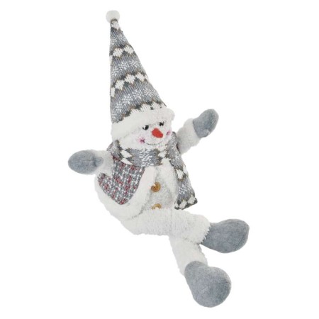 Pupazzo di Neve Natalizio LED Seduto 31 cm con Luce Bianca Calda | Emos DCFW02