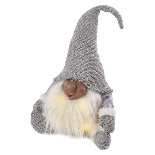 Gnomo Natalizio LED Seduto 35 cm con... Gnomo Natalizio LED Seduto 35 cm con...