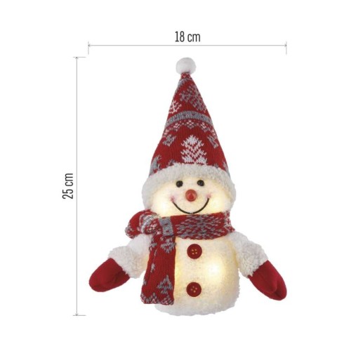 Pupazzo di Neve Natalizio LED con... Pupazzo di Neve Natalizio LED con...