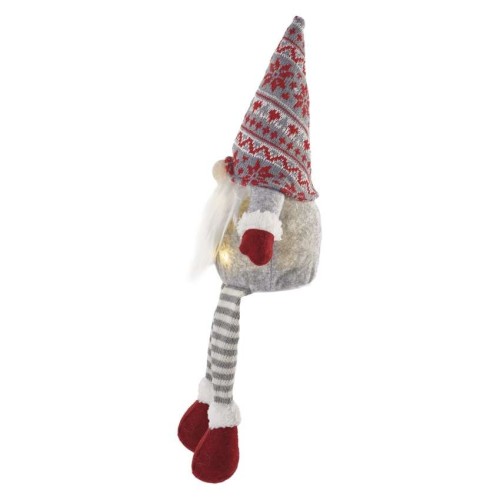 Elfo Natalizio LED Seduto 27 cm con... Elfo Natalizio LED Seduto 27 cm con...