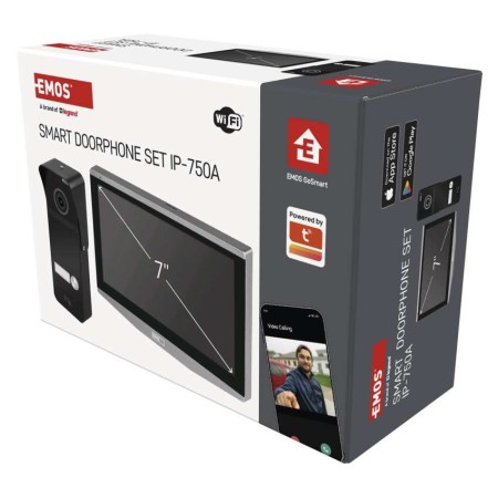 Kit Videocitofono Smart EMOS GoSmart IP-750A con WiFi e Visione Notturna | Emos H4020