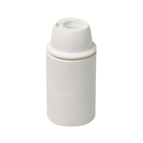 Portalampada in Materiale Termoplastico E14 Liscio Bianco FAI 0166/TP