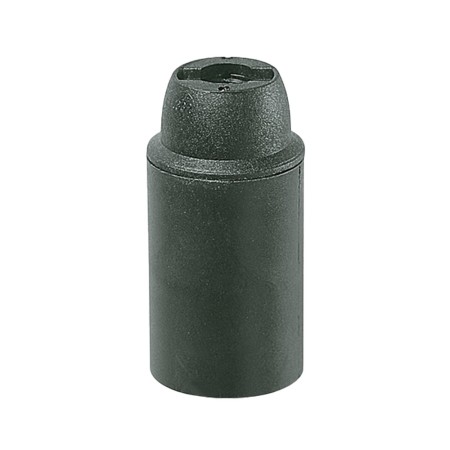 Portalampada in Materiale Termoplastico E14 Liscio Nero FAI 0166/N/TP Portalampada in Materiale Termoplastico E14 Liscio Nero FAI 0166/N/TP