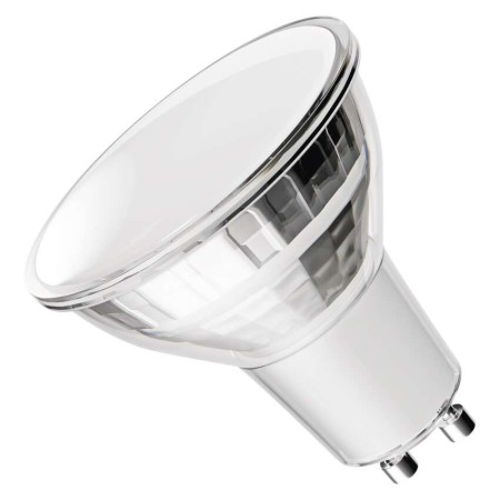 Lampadina LED GU10 3W (32W) 345lm 2700K Luce Calda Finitura Argento Vetro | Emos ZQ8E17