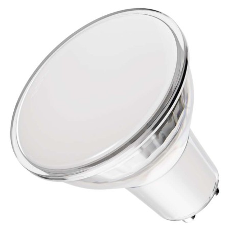 Lampadina LED GU10 3W (32W) 345lm 6500K Luce Fredda Vetro Finitura Argento | Emos ZQ8E19