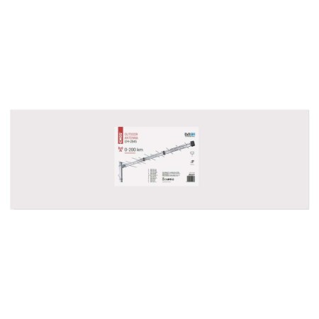 Antenna Digitale Terrestre Profi 26 Elementi Logaritmica con Filtri LTE/5G | EMOS J0669