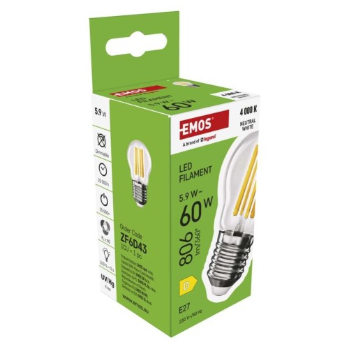 Lampadina LED Filamento Sfera E27... Lampadina LED Filamento Sfera E27...
