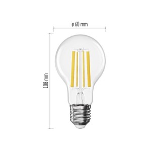 Lampadina LED Filamento Goccia E27 10.5W Luce Calda Emos ZF5D62 2
