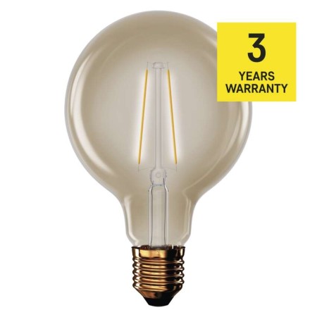 Lampadina LED Globo Vintage G95 E27 4.5W 420lm 2700K Vetro Ambra | Emos Z52032