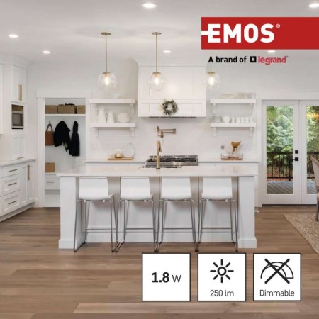 Lampadina LED Filamento Sfera E27 1.8W (25W) 4000K Luce Neutra | Emos ZF1101