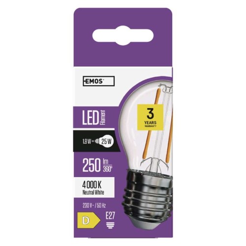 Lampadina LED Filamento Sfera E27... Lampadina LED Filamento Sfera E27...