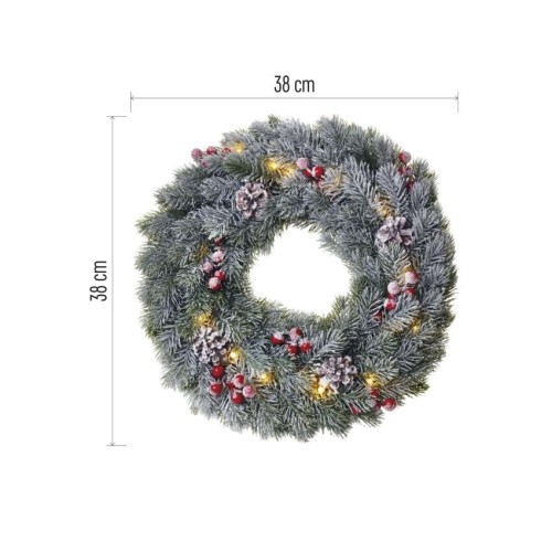 Ghirlanda Natalizia Innevata LED con...