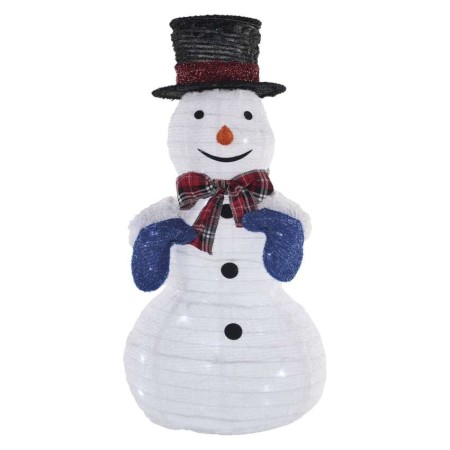 Pupazzo di Neve Natalizio LED Pieghevole 60 cm, Luce Bianca Fredda da Interno | Emos DCFC35