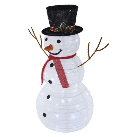 Pupazzo di Neve Natalizio LED Pieghevole 90 cm, con luce fredda, ideale per decorazioni interne ed esterne | Emos DCFC29 Pupazzo di Neve Natalizio LED Pieghevole 90 cm, con luce fredda, ideale per decorazioni interne ed esterne | Emos DCFC29