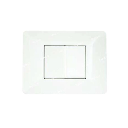 PLACCA 2 MODULI BIANCA COMPATIBILE MATIX