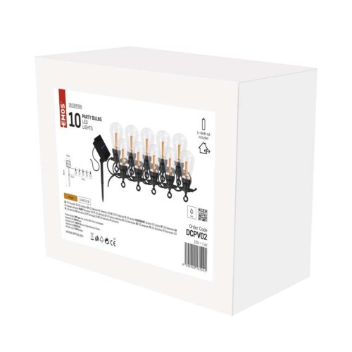 Catena Luminosa Solare 10 Luci LED...