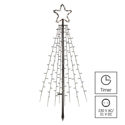 Albero di Natale LED da Giardino con... Albero di Natale LED da Giardino con...