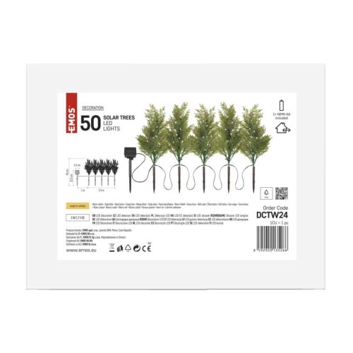 Set di 5 rametti LED solari con... Set di 5 rametti LED solari con...