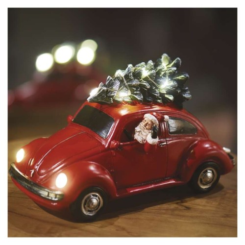Auto di Babbo Natale LED con Albero di Natale