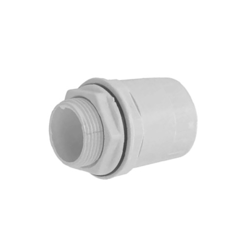 Raccordo Tubo-Scatola Ø32 mm IP65 per Connessione Tubo Rigido con Scatola Grigio RAL 7035 | Marlanvil 1.3932