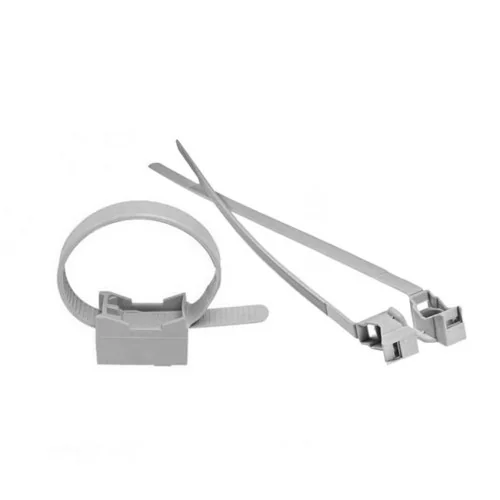 Fissatubo a fascetta regolabile 16-32mm per tubi rigidi e flessibili grigio