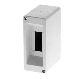 Centralino da parete 2 moduli senza portello Marlanvil 90.02 grigio IP40 binario DIN