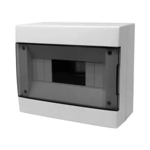 Centralino da parete 4-8 moduli IP40 FAEG FG14408 con sportello fumé.