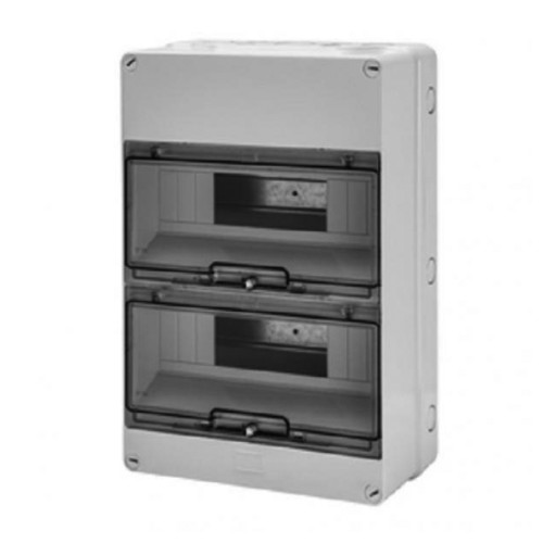 Centralino da Parete Stagno 12-24 Moduli IP65 con Barra DIN | Marlanvil 920.24