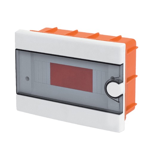 Centralino da Incasso 9 Moduli IP40 con Porta Trasparente e Morsettiere Incluse | Elmark 60096