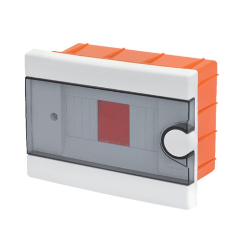 Centralino da Incasso 6 Moduli IP40 con Porta Trasparente e Morsettiere Incluse | Elmark 60026