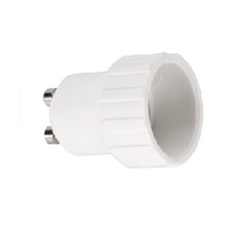 Convertitore di Attacco da GU10 a E14 in Termoplastico Bianco