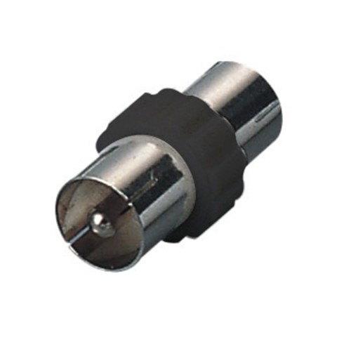 Adattatore TV Maschio/Maschio 9,5mm Nero