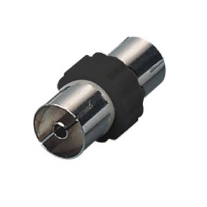 Adattatore TV Femmina/Femmina 9,5mm Nero