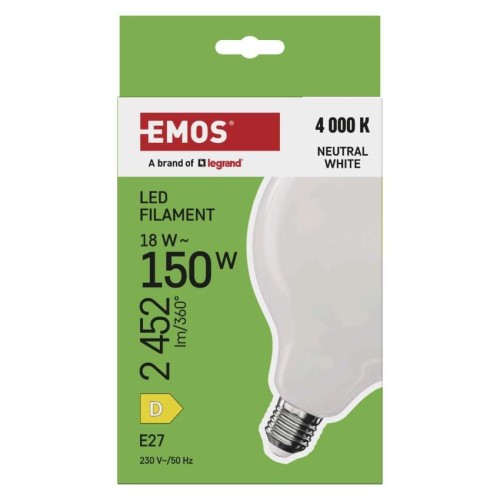 Lampadina LED Globo G125 E27 18W... Lampadina LED Globo G125 E27 18W...