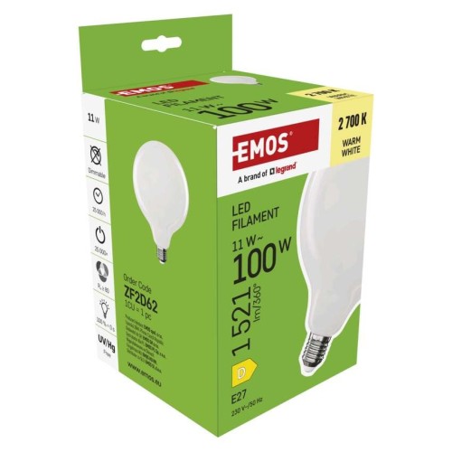 Lampadina LED Filamento Globo G125... Lampadina LED Filamento Globo G125...