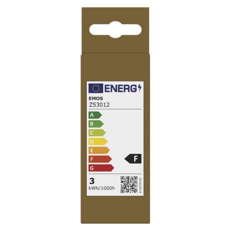 Lampadina LED Vintage Candela E14 2.5W (20W) 225lm 2200K Vetro Ambra | Emos Z53013
