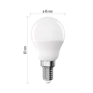 Lampadina LED Mini Globo E14 6.5W (60W) 806lm 2700K Luce Calda 2
