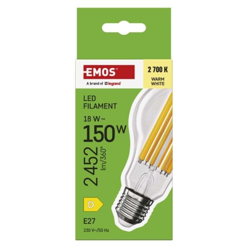 Lampadina LED Filamento A70 E27 18W... Lampadina LED Filamento A70 E27 18W...