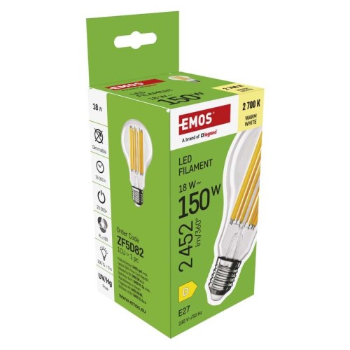 Lampadina LED Filamento A70 E27 18W... Lampadina LED Filamento A70 E27 18W...